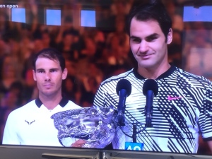 There had to be a winner, yet both Rafa and Roger played so well!